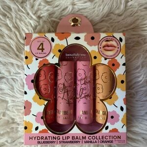 Hydrating Lip Balm Collection - Blueberry, Strawberry, Vanilla, Orange